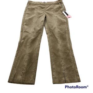 NWT Tan Crop Corduroy Pants